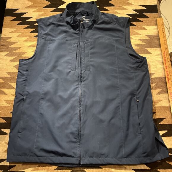 SCOTTeVEST Men's RFID Travel Vest Navy Sz 2XL Tall - Picture 1 of 16